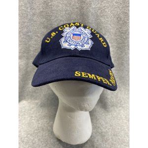 US Coast Guard Ball Cap Embroidered USCG Seal Blue Hat Cap Semper Paratus New